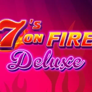 7's on Fire Deluxe slot game artwork