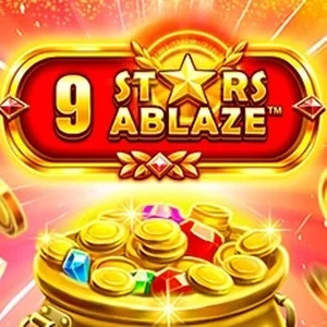 9 Stars Ablaze slot game artwork