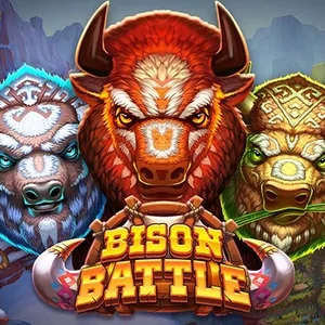 Bison Battle slot game artwork