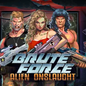 Brute Force Alien Onslaught slot game artwork