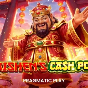 Caishen's Cash Pots slot game artwork