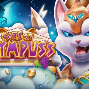 Cats of Olympuss slot game artwork