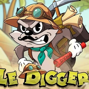 Le Digger slot game artwork